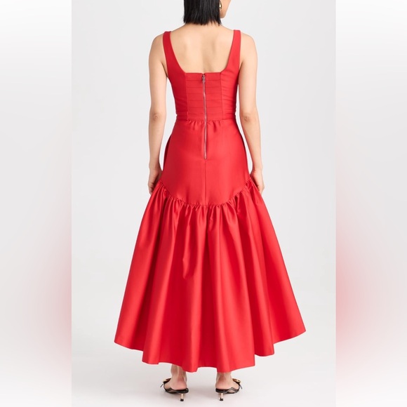 Alice + Olivia Diana Sleeveless Structured Midi Dress | 6 - Picture 2 of 9